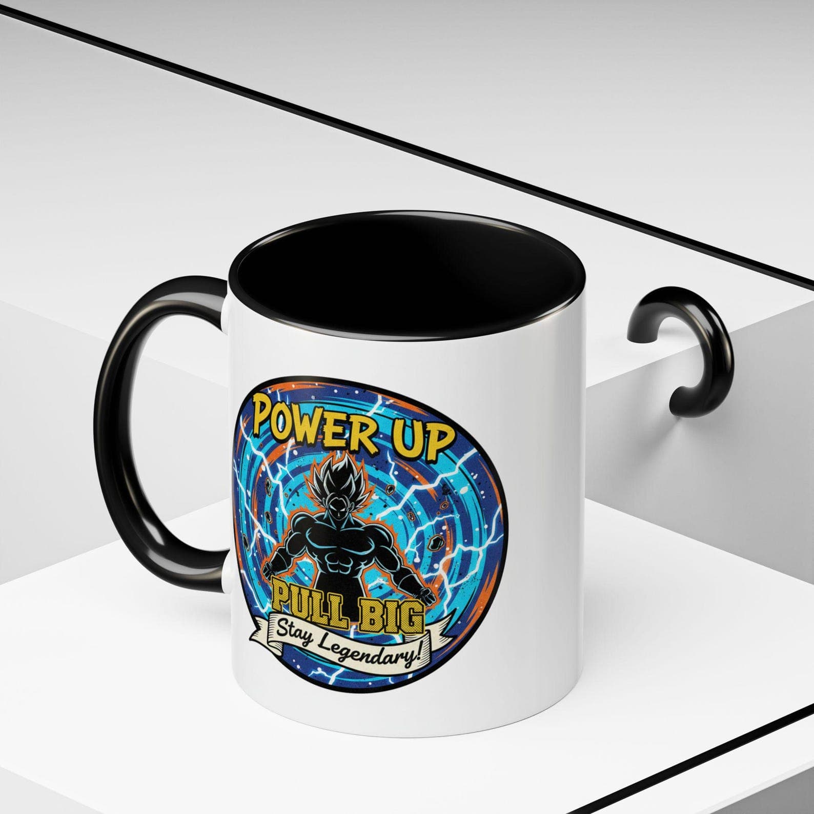 Dragon Ball Goku Saiyan Aura Coffee Mug